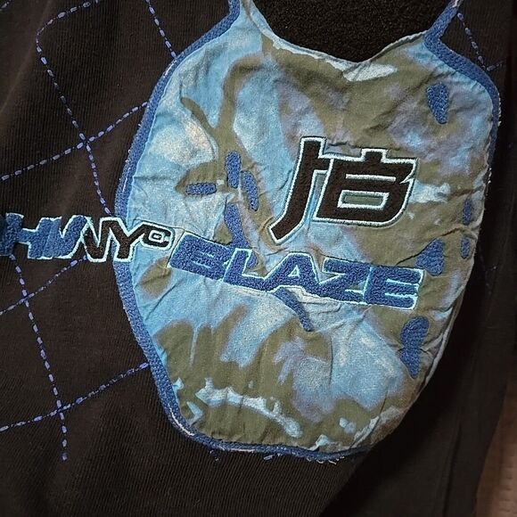 RARE Johnny Blaze Sweatshirt VTG Lg 90s Y2K Street Punk Hip Hop Skater Emo Goth - Picture 4 of 16